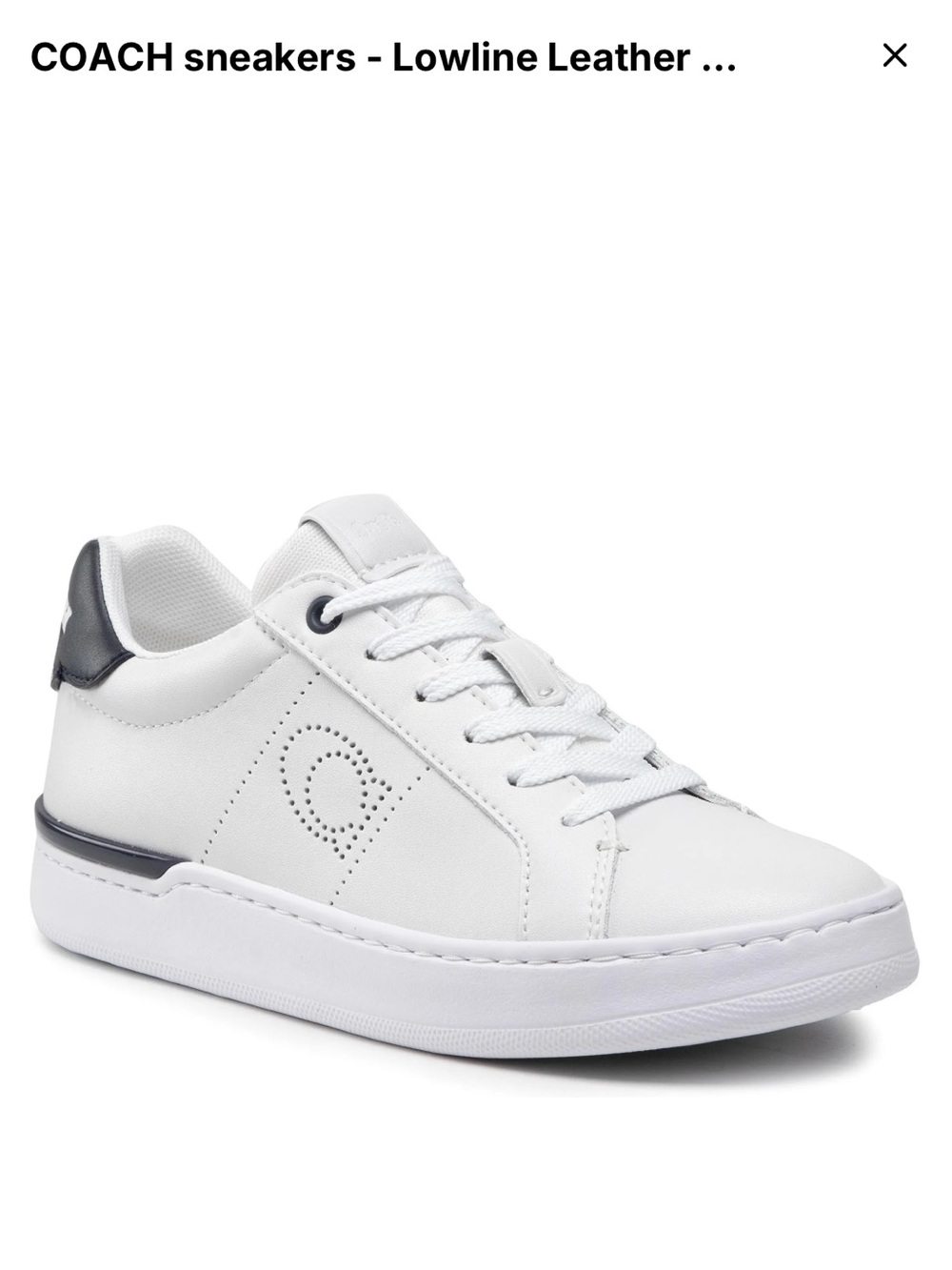Coach Lowline Low Top Sneakers size 9.5